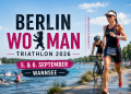 BerlinWoMan Triathlon 2026 am Wannsee mit Schwimmern, Radfahrer und Läuferin