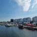 Boote und Ausstellerstände bei der BOOT & FUN INWATER in der Marina Havelauen in Werder