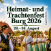 Heimat- und Trachtenfest Burg 2026 mit Trachtengruppen, Festumzug und Riesenrad im Spreewald