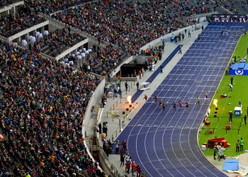 ISTAF Berlin 2026 im Olympiastadion mit 41.000 Zuschauern und Sprint auf der blauen Laufbahn