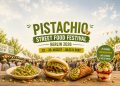 Pistachio Street Food Festival Berlin 2026 mit Pistaziengerichten, Foodständen und Festivalbesuchern