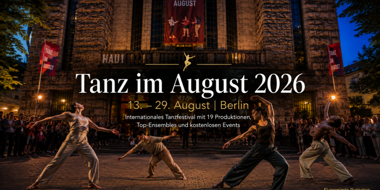 Tanz im August 2026 vor dem HAU1 in Berlin mit zeitgenössischen Tänzern und Publikum