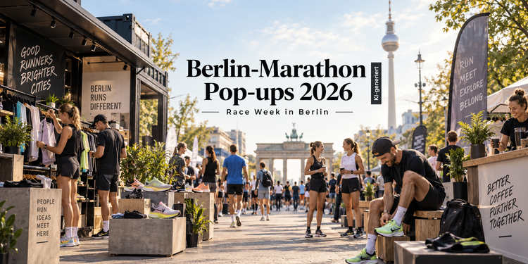 Berlin-Marathon Pop-ups 2026 mit Running-Hubs, Laufschuhen und Race-Week-Aktionen in Berlin