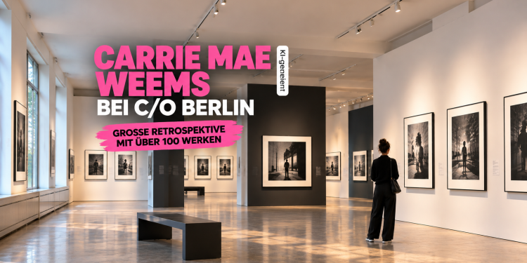 KI-Illustration zur Carrie-Mae-Weems-Retrospektive bei C/O Berlin