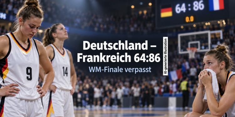Deutschland verliert gegen Frankreich 64:86 im Halbfinale der Basketball-WM Frauen 2026