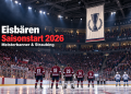Eisbären Berlin vor dem DEL-Saisonstart 2026 mit Meisterbanner und Straubing in der Uber Arena