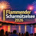 Flammender Scharmützelsee 2026 mit Feuerwerk über dem See in Bad Saarow