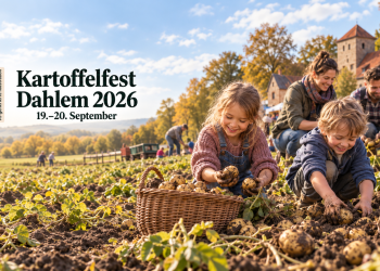 Kartoffelfest Dahlem 2026 mit Kindern und Familien bei der Kartoffelernte