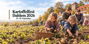 Kartoffelfest Dahlem 2026 mit Kindern und Familien bei der Kartoffelernte