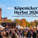 KI-generiertes Bild zum Köpenicker Herbst 2026 im Luisenhain mit Livemusik, Street Food, Familienfest und Rathaus Köpenick