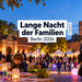 KI-Illustration zur Langen Nacht der Familien 2026 in Berlin mit Familien bei einem abendlichen Mitmachprogramm