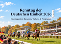 KI-generierte Illustration zum Renntag der Deutschen Einheit 2026 auf der Rennbahn Hoppegarten mit Galopprennen, Tribünen und Besuchern
