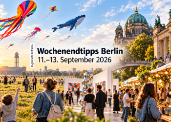 Wochenendtipps Berlin 11.–13. September 2026 mit Riesendrachen, Kunst und Food-Festival