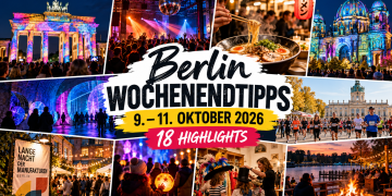 Berlin Wochenendtipps 9. bis 11. Oktober 2026 mit Festival of Lights, Konzerten, Ramen Festival und weiteren Events