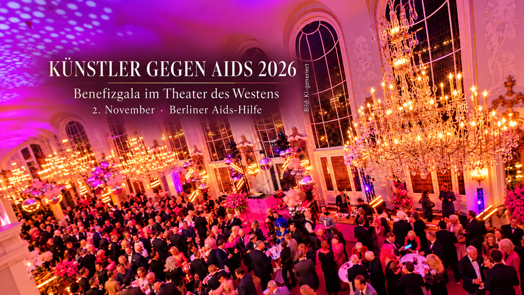 Künstler gegen Aids Gala 2026 set for Berlin