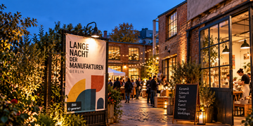 Lange Nacht der Manufakturen Berlin 2026 mit offenen Werkstätten und Besuchern