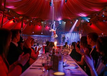 PALAZZO Berlin 2026/27 im Spiegelpalast mit Luftartistik, Publikum und Dinner-Show