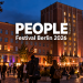 PEOPLE Festival Berlin 2026 am Funkhaus Berlin mit Besuchern am Abend