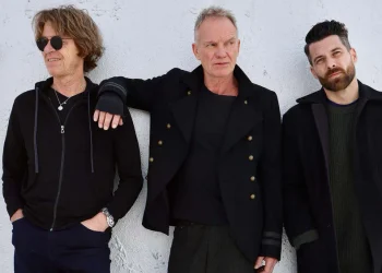 Sting mit Dominic Miller und Chris Maas für die Sting 3.0 Tour